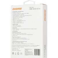 USB-хаб Digma HUB-4U3.0-UC-G - Превью изображения №7 — Интернет-магазин ПроЗаказ