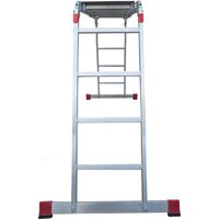 Лестница-трансформер Новая высота NV 333 с помостом профессиональная 4x4 ступени - Превью изображения №4 — Интернет-магазин ПроЗаказ