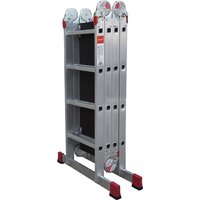 Лестница-трансформер Новая высота NV 333 с помостом профессиональная 4x4 ступени - Превью изображения №8 — Интернет-магазин ПроЗаказ