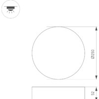 Светильник-тарелка Arlight SP-RONDO-R250-30W 022232(2) - Превью изображения №6 — Интернет-магазин ПроЗаказ