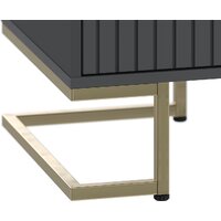 Комоды, тумбы Involux Неаполь 233H211 (графит/черный матовый/золото) - Превью изображения №5 — Интернет-магазин ПроЗаказ