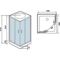 Душевая кабина WeltWasser WW500 Laine 1002 - Превью изображения №9 — Интернет-магазин ПроЗаказ