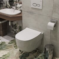 Унитаз подвесной Roxen Porto 530155-01 Rimless Soft Close - Превью изображения №2 — Интернет-магазин ПроЗаказ