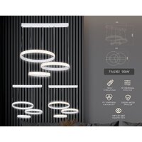 Подвесная люстра Ambrella light Acrylica FA6161 - Превью изображения №7 — Интернет-магазин ПроЗаказ