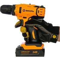 Дрель-шуруповерт Вихрь ДА-24Л-2К (с 2-мя АКБ, кейс) - Превью изображения №5 — Интернет-магазин ПроЗаказ