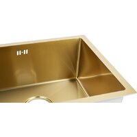 Кухонная мойка ARFEKA ECO AR 450*450 GOLD PVD NANO - Превью изображения №4 — Интернет-магазин ПроЗаказ