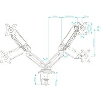 Кронштейн для монитора Onkron G160 (черный) - Превью изображения №4 — Интернет-магазин ПроЗаказ