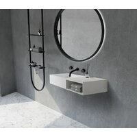  Abber Тумба с умывальником Stein AS2649-1.2 (подвесной, белый матовый) - Превью изображения №5 — Интернет-магазин ПроЗаказ