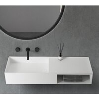  Abber Тумба с умывальником Stein AS2649-1.2 (подвесной, белый матовый) - Превью изображения №2 — Интернет-магазин ПроЗаказ