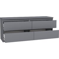 Тумба Mio Tesoro Кастор 4 ящика 2.03.03.100.4 (серый) - Превью изображения №3 — Интернет-магазин ПроЗаказ