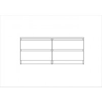 Тумба Mio Tesoro Кастор 4 ящика 2.03.03.100.4 (серый) - Превью изображения №4 — Интернет-магазин ПроЗаказ