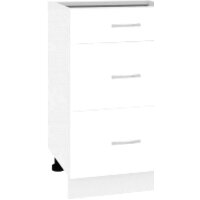 Кортекс-мебель Корнелия Лира НШ60р3ш без столешницы (белый)