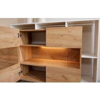 Комод Империал Невио-2 (дуб крафт золотой-белый) - Превью изображения №3 — Интернет-магазин ПроЗаказ