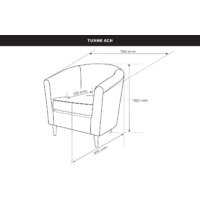 Интерьерное кресло Mio Tesoro Тунне (dark grey) - Превью изображения №2 — Интернет-магазин ПроЗаказ