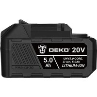 Аккумулятор Deko UNV5.0 CORE 082-1014 (20В/5 Ач) - Превью изображения №3 — Интернет-магазин ПроЗаказ