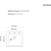 Кухонная мойка Oltens Gravan 72000300 - Превью изображения №2 — Интернет-магазин ПроЗаказ