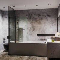 Стеклянная шторка для ванны Roxen Brimen 52010-120 120х140 - Превью изображения №3 — Интернет-магазин ПроЗаказ