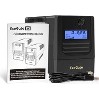 Источник бесперебойного питания ExeGate Smart LB-650.LCD.AVR.2SH.USB - Превью изображения №2 — Интернет-магазин ПроЗаказ