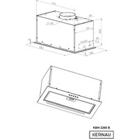 Кухонная вытяжка Kernau KBH 2260 B - Превью изображения №4 — Интернет-магазин ПроЗаказ