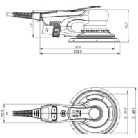 Эксцентриковая шлифмашина Metabo SXE 150-5.0 BL 615050000 - Превью изображения №4 — Интернет-магазин ПроЗаказ
