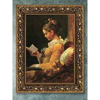 Картина Декарт Читательница Итальянский художник 8Л0513 (в раме) - Превью изображения №4 — Интернет-магазин ПроЗаказ