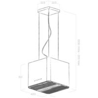 Кухонная вытяжка Elica Pix WH/F/42 - Превью изображения №3 — Интернет-магазин ПроЗаказ
