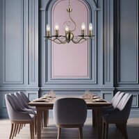 Подвесная люстра Escada 2103/5S (бронзовый) - Превью изображения №5 — Интернет-магазин ПроЗаказ