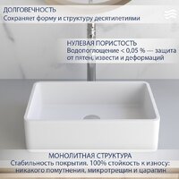 Умывальник Lauter Ravia 21R451PW (Pure White) - Превью изображения №2 — Интернет-магазин ПроЗаказ