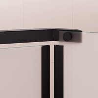 Душевой уголок RGW PA-081B 35088100-24 (черный/матовое стекло) - Превью изображения №3 — Интернет-магазин ПроЗаказ