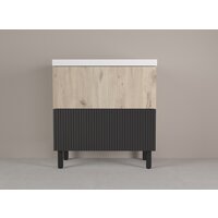  Style Line Тумба под умывальник Стокгольм ВЛДСП 80 2 ящика (напольная) - Превью изображения №4 — Интернет-магазин ПроЗаказ