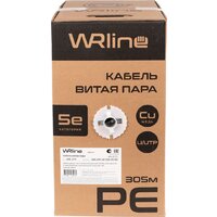 Кабель WRline WR-UTP-4P-C5E-PE-BK (305 м) - Превью изображения №2 — Интернет-магазин ПроЗаказ