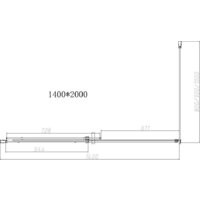 Душевой уголок Vincea Dice VSR-4D8014CLGM - Превью изображения №4 — Интернет-магазин ПроЗаказ