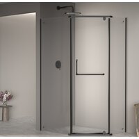 RGW PA-091B 35089189-14 80x90 (черный/прозрачное стекло)
