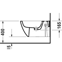 Биде Duravit Happy D.2 [2258150000] - Превью изображения №4 — Интернет-магазин ПроЗаказ