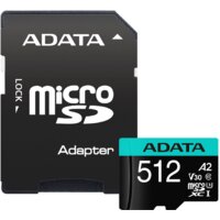 ADATA Premier Pro AUSDX512GUI3V30SA2-RA1 microSDXC 512GB (с адаптером)