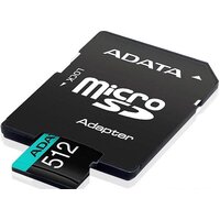 Карта памяти ADATA Premier Pro AUSDX512GUI3V30SA2-RA1 microSDXC 512GB (с адаптером) - Превью изображения №3 — Интернет-магазин ПроЗаказ