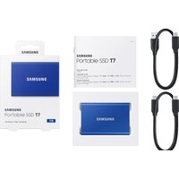 Внешний накопитель Samsung T7 1TB (синий) - Превью изображения №12 — Интернет-магазин ПроЗаказ
