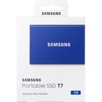 Внешний накопитель Samsung T7 1TB (синий) - Превью изображения №8 — Интернет-магазин ПроЗаказ