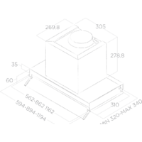 Кухонная вытяжка Elica Boxin IX/A/90 PRF0097839B - Превью изображения №4 — Интернет-магазин ПроЗаказ