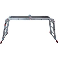 Лестница-трансформер Новая высота NV 333 с помостом профессиональная 4x3 ступени - Превью изображения №4 — Интернет-магазин ПроЗаказ