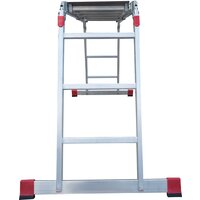 Лестница-трансформер Новая высота NV 333 с помостом профессиональная 4x3 ступени - Превью изображения №3 — Интернет-магазин ПроЗаказ