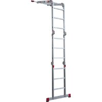 Лестница-трансформер Новая высота NV 333 с помостом профессиональная 4x3 ступени - Превью изображения №6 — Интернет-магазин ПроЗаказ