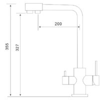 Смеситель Gross Aqua Neosteel GA3121609SS - Превью изображения №2 — Интернет-магазин ПроЗаказ