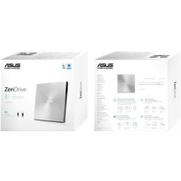 Оптический привод ASUS ZenDrive U9M SDRW-08U9M-U (серебристый) - Превью изображения №6 — Интернет-магазин ПроЗаказ
