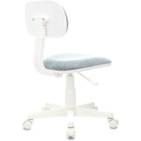 Офисное кресло Бюрократ CH-W201NX (серо-голубой Light-28/пластик белый) - Превью изображения №4 — Интернет-магазин ПроЗаказ