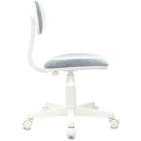 Офисное кресло Бюрократ CH-W201NX (серо-голубой Light-28/пластик белый) - Превью изображения №8 — Интернет-магазин ПроЗаказ