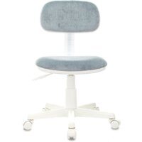 Офисное кресло Бюрократ CH-W201NX (серо-голубой Light-28/пластик белый) - Превью изображения №2 — Интернет-магазин ПроЗаказ