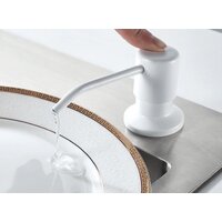 Кухонная мойка БелЭворс Mila L + смеситель W74004-3 + дозатор L405H (белый) - Превью изображения №8 — Интернет-магазин ПроЗаказ