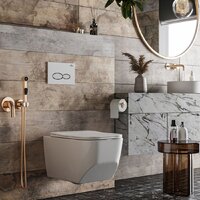 Унитаз подвесной Roxen Boro 530145-01 Rimless Soft Close - Превью изображения №2 — Интернет-магазин ПроЗаказ