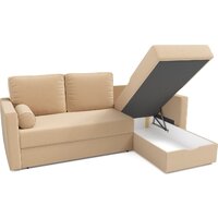 Угловой диван Mio Tesoro Кронус (Velutto 59, сван) - Превью изображения №6 — Интернет-магазин ПроЗаказ